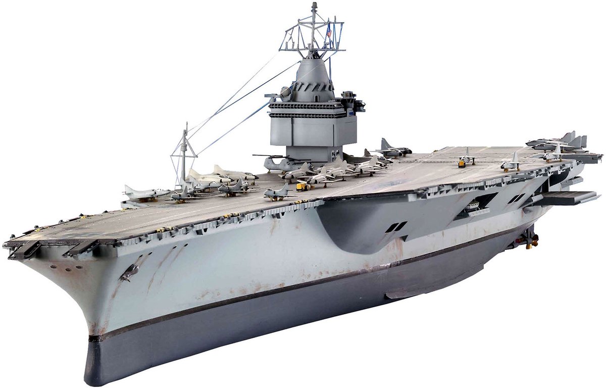 Revell Modelbouwpakket Militaire voertuigen - 05046 Nuclear Carrier - U.S.S. Enterprise Plastic - 1:720 - Modelbouw