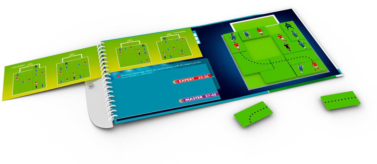 SmartGames Gooal! - Magnetisch Reisspel & Denkspel - 48 Opdrachten met Voetbalthema - Educatief Solospel voor Kinderen - Vanaf 6 Jaar — cadeau in Spellen & Speelgoed - foto 6