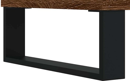 vidaXL Badkamerkast 65x33x60 cm bewerkt hout bruin eikenkleur, badkamer