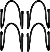 Support Panneaux Solaires Sorlpv - Kit Montage Pour 2 Modules, Rails Noirs 12cm, Aluminium - Pour Toit Tôle, Métal