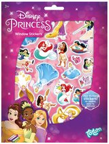 Disney Princess Totum 45 raamstickers prinsessen speelgoed meisjes stickers niet permanent voor thuis en op reis
