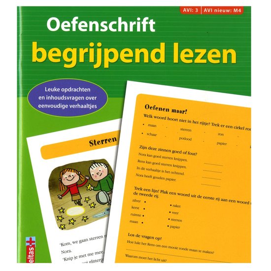 Oefenschrift begrijpend lezen groep 4 - cover