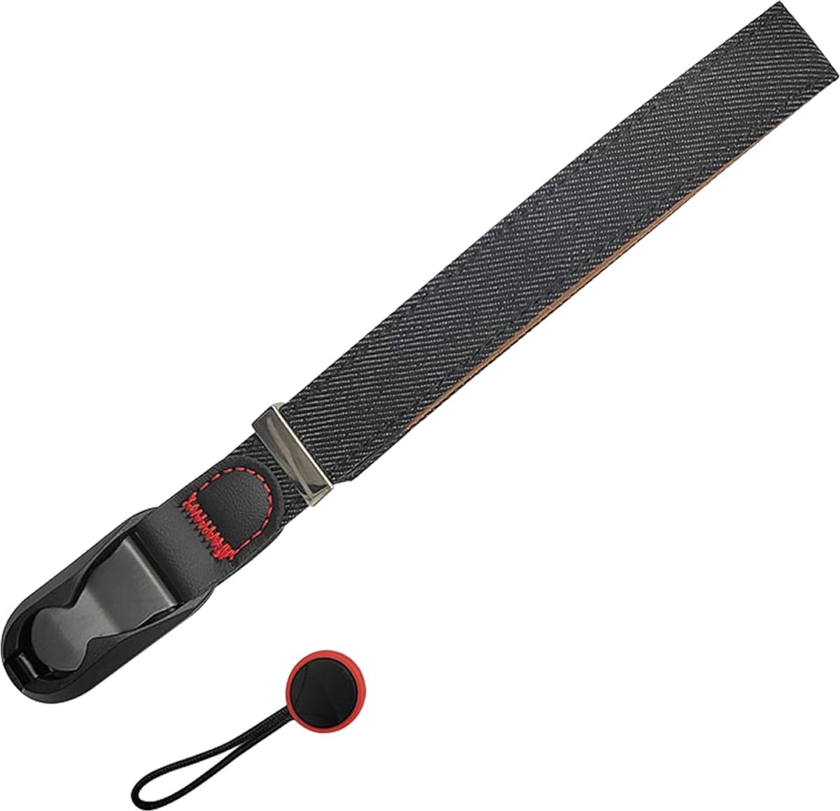 Camera polsband met snelsluiting - mode en functionaliteit - zwart