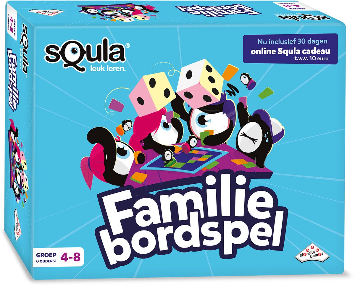 sQula Familiebordspel - Speel en leer met het hele gezin - Voor 2 tot 4 spelers vanaf 7 jaar — afbeelding 2