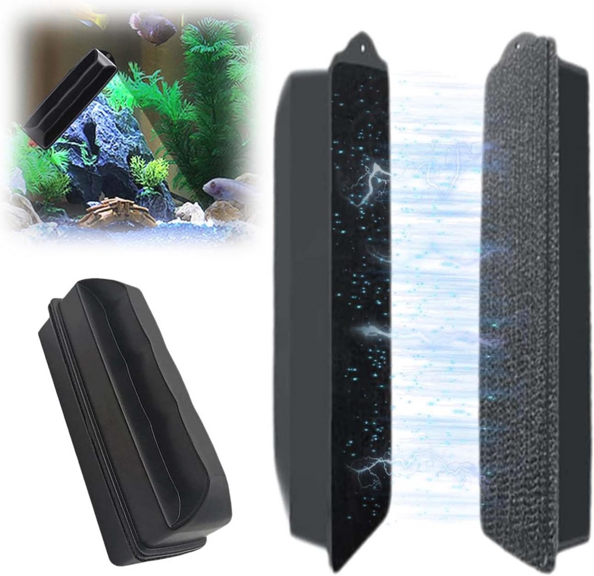Magnetische reinigingsborstel voor aquaria - Effectieve algenverwijderaar