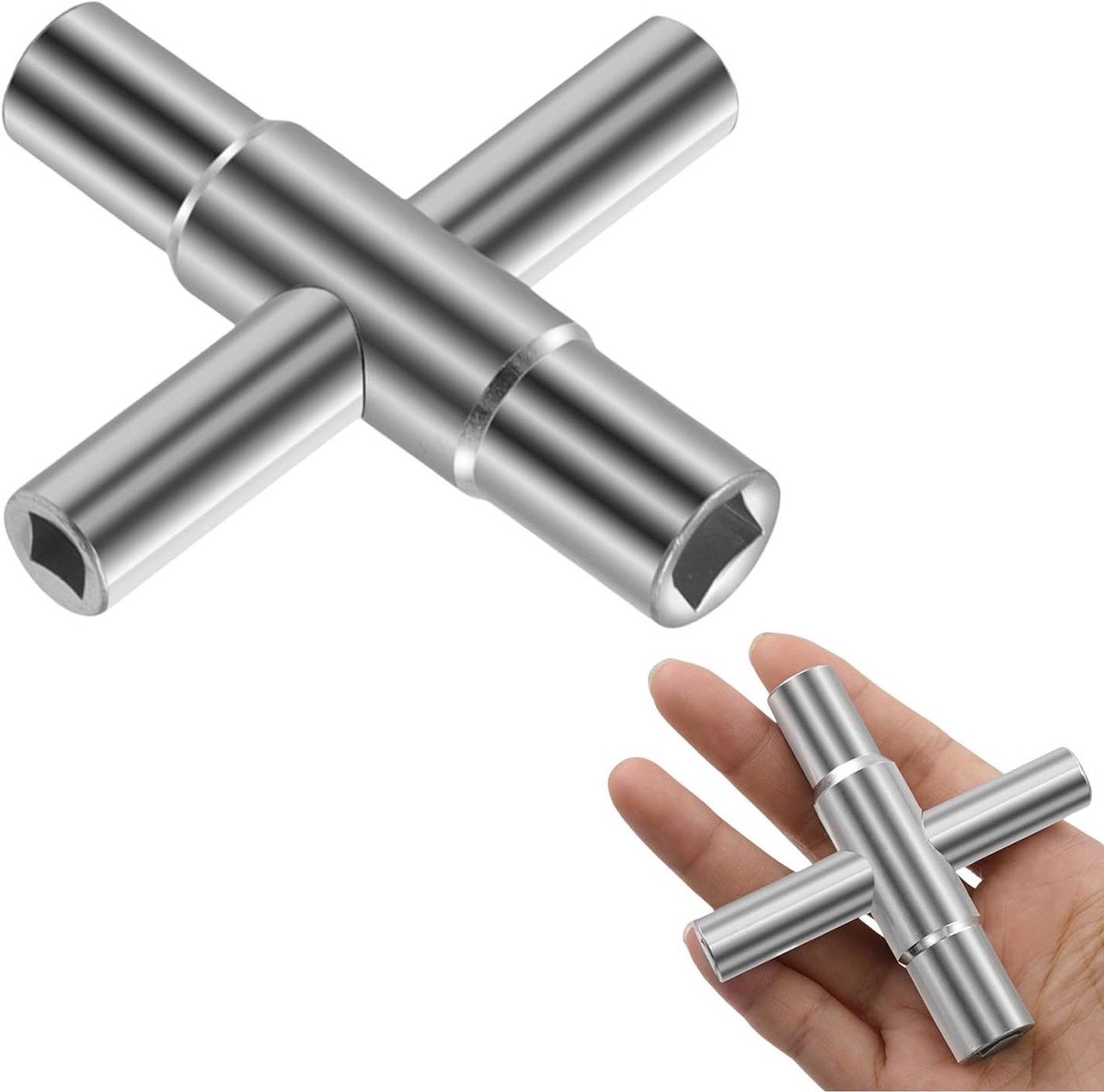 Trankielo 4 way square wrench inner size 6.5mm 8mm switch box key cabinet opening .