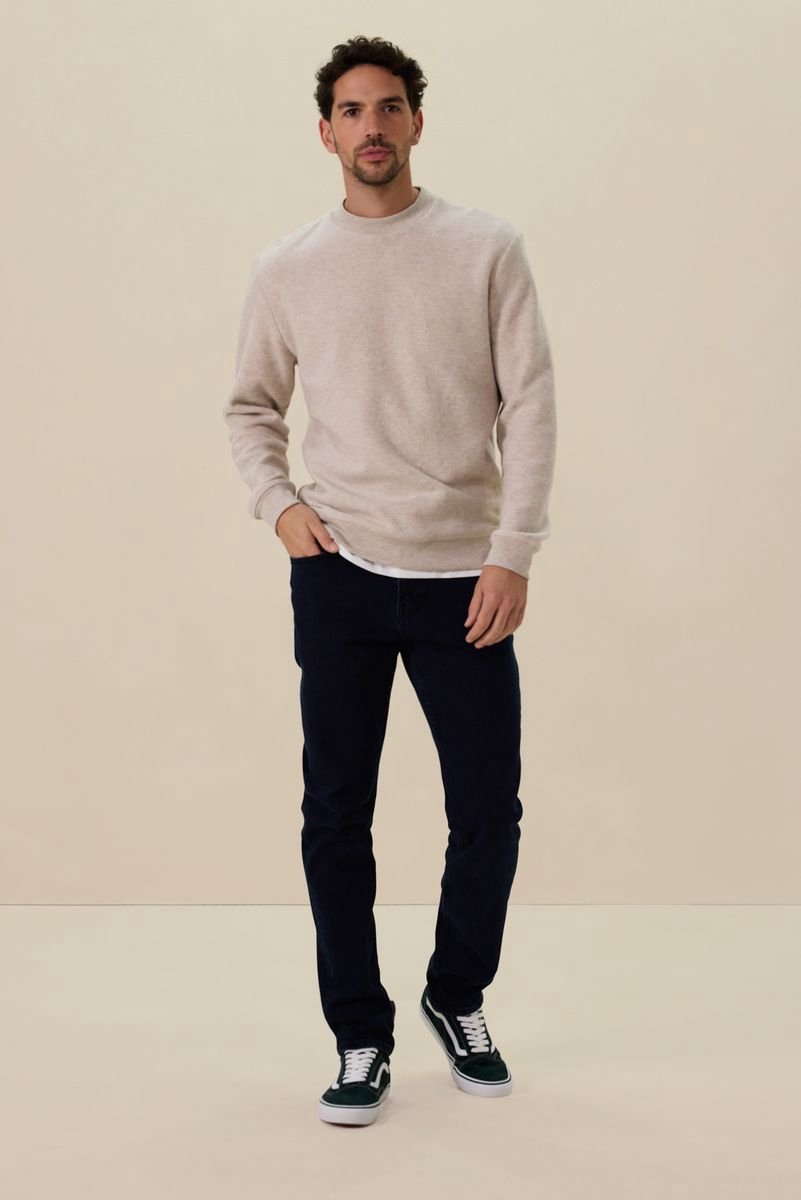 Sissy-Boy - Donkerblauwe mid-rise regular fit jeans