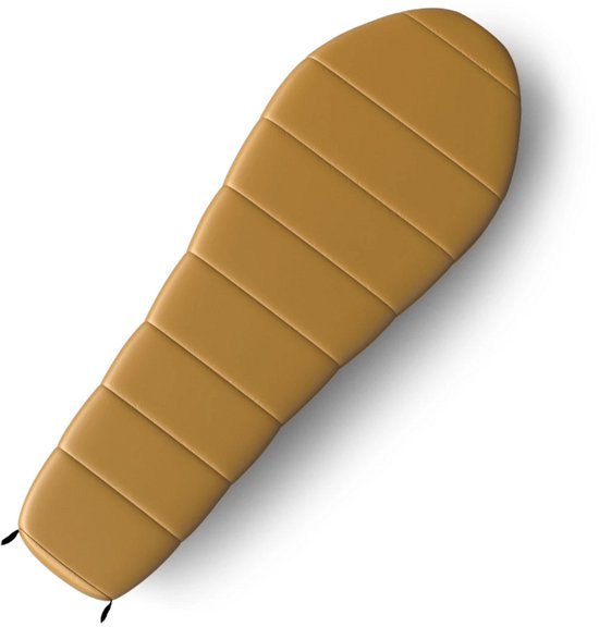 Husky mummyslaapzak voor kinderen Merlot -10°C Mustard 2024 - 170 cm - Geel van Merkloos — afbeelding 2