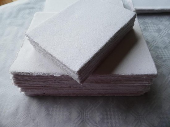 Papier aquarelle blanc 140 g/m² fait main, imprimable, format A6, 25 feuilles/lot, grand format, à partir de linters de coton