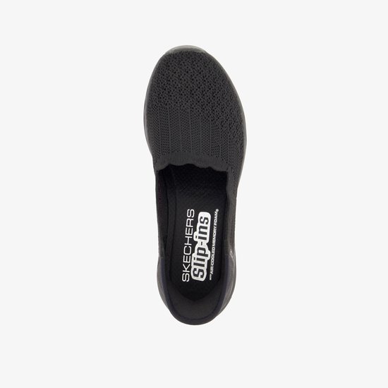 Skechers Slip-ins : Seager - Believe It, Femme, Zwart, Baskets pour femmes, Chaussures de sport, Pointure : 39