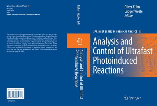 Analysis and Control of Ultrafast Photoinduced Reactions - cover