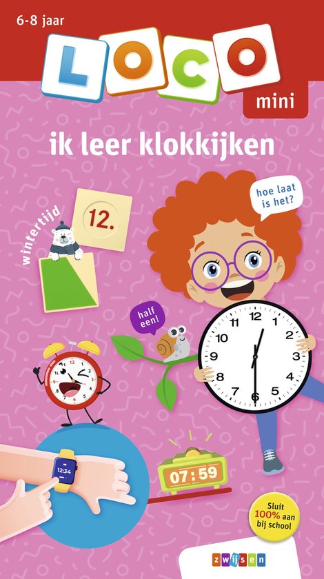 Loco Mini - ik leer klokkijken 6-8 jaar - cover