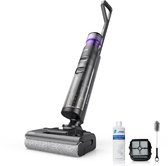 Bol.com JONR ED12 Pro Max Draadloze -Nat Droog Stofzuiger-Elektrische Dweil-Steelstofzuigers-zelfreiniging met 75°C heet water-5... aanbieding
