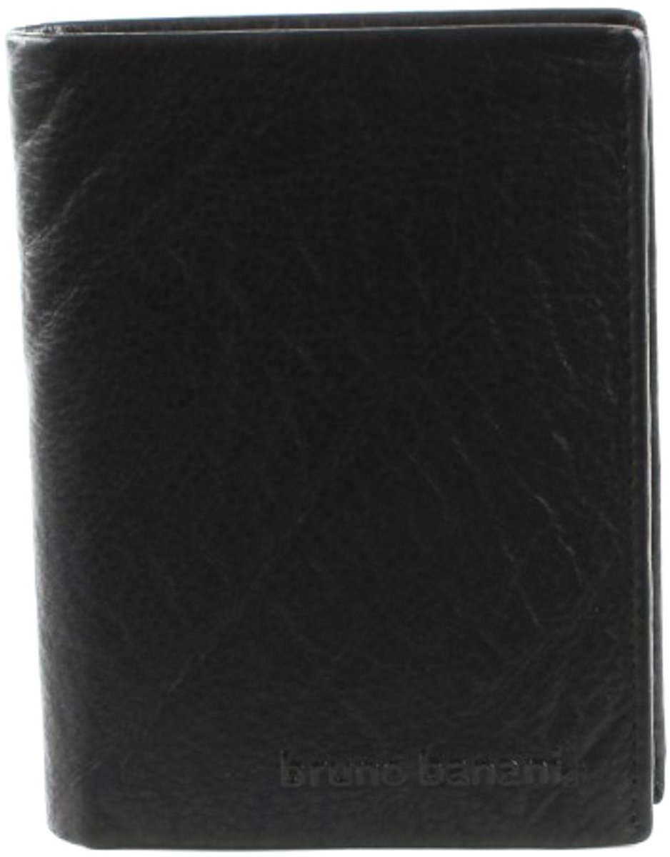 bruno banani Leren Portemonnee Africa Wallet Black Zwart