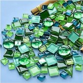 Mosaïques Pailletées Bleu Ciel - 500 G De Paillettes Irrégulières Pour Créations Manuelles