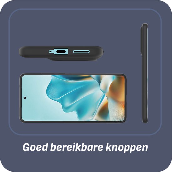 Coque souple en TPU Cazy pour Motorola Edge 60 Fusion – Zwart