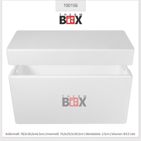 Isolatiebox Thermobox - Herbruikbare Koelbox en Warmhoudbox van 37 tot 83 L — afbeelding 3
