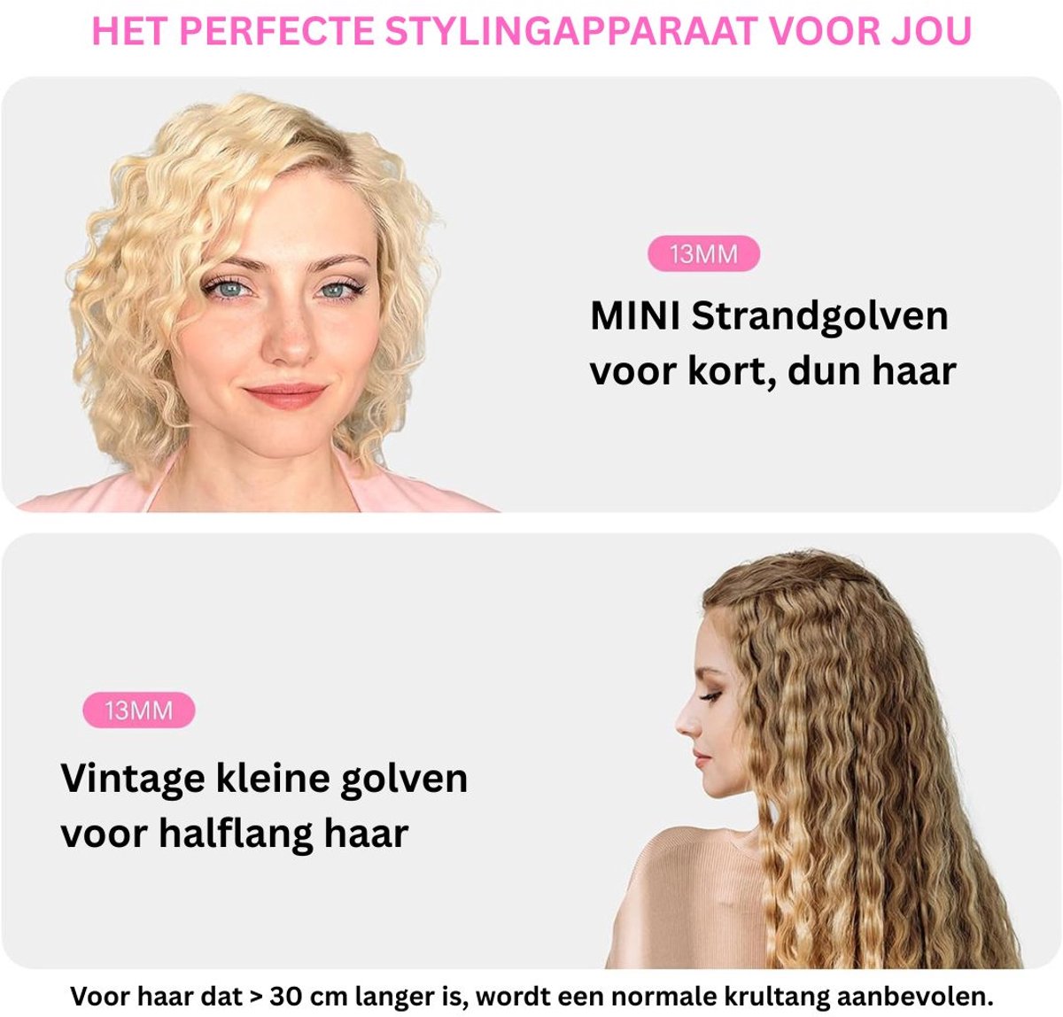 Wafeltang Wave Tang Krultang met - afbeelding 3