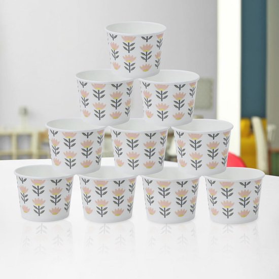 Papieren IJsschalen met Goudfolie - 60 Stuks voor Desserts en Snacks — afbeelding 5