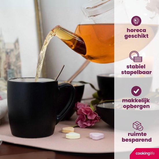CreaTable 22888 Kombiservice Sevilla für 4 Personen, Steingut, petrol
