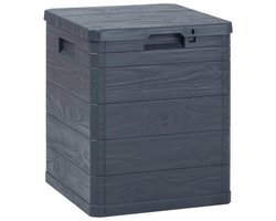 Stemily Opbergbox - Kussenbox - Tuinbox - 90L - Weerbestendig Kunststof - Afsluitbare Deksel - 42,5 cm x 44 cm x 50 cm