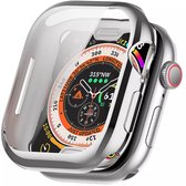 Strap-it Schokabsorberend TPU bescherm hoesje - soft case geschikt voor de Apple Watch series 10 / 11 - maat 46mm (zilver)