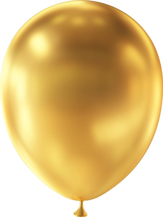 Gouden metallic ballon.