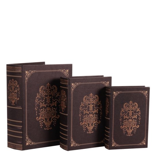 Fake Decorative Books - 24x17x6cm Vintage Storage Box