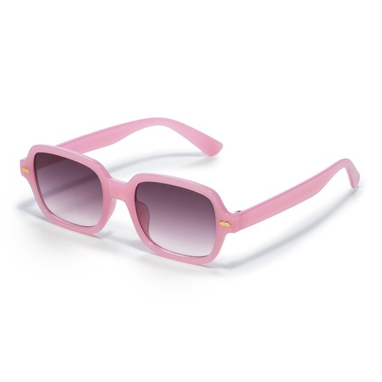 Classic zonnebril - Zonnebrillen - Festival bril - Rave bril - Glasses - Roze - Zwarte glazen van Classic — afbeelding 2