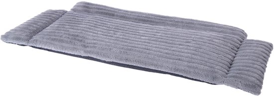 Petlando Vensterbank kussen met rand - kleur stonegrey grijs Rows