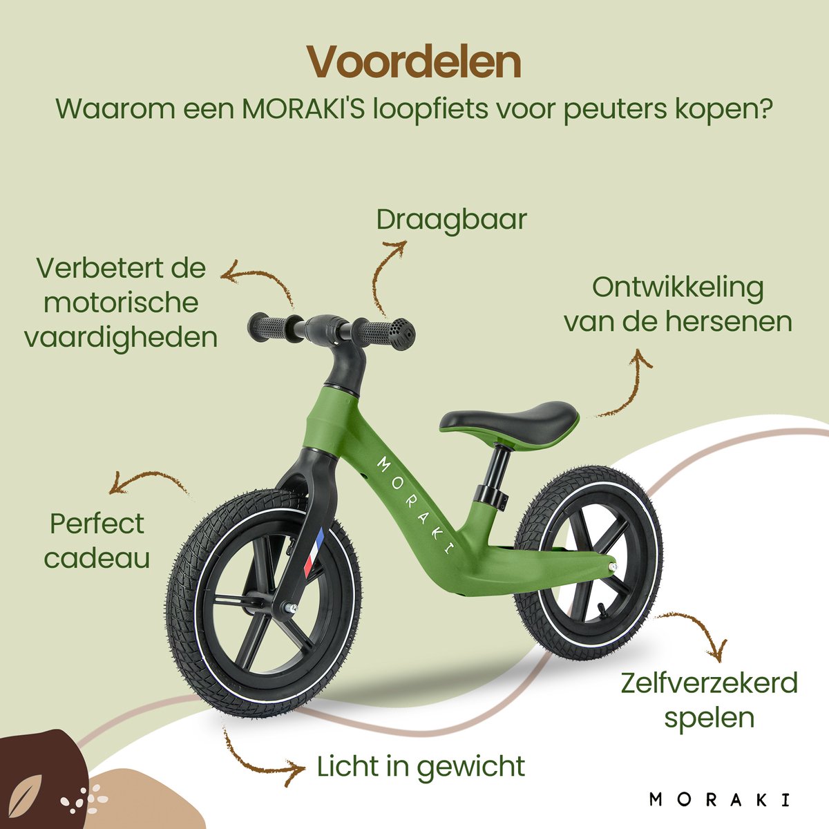 Moraki Balance Bike - Verstelbare Loopfiets thumbnail 6