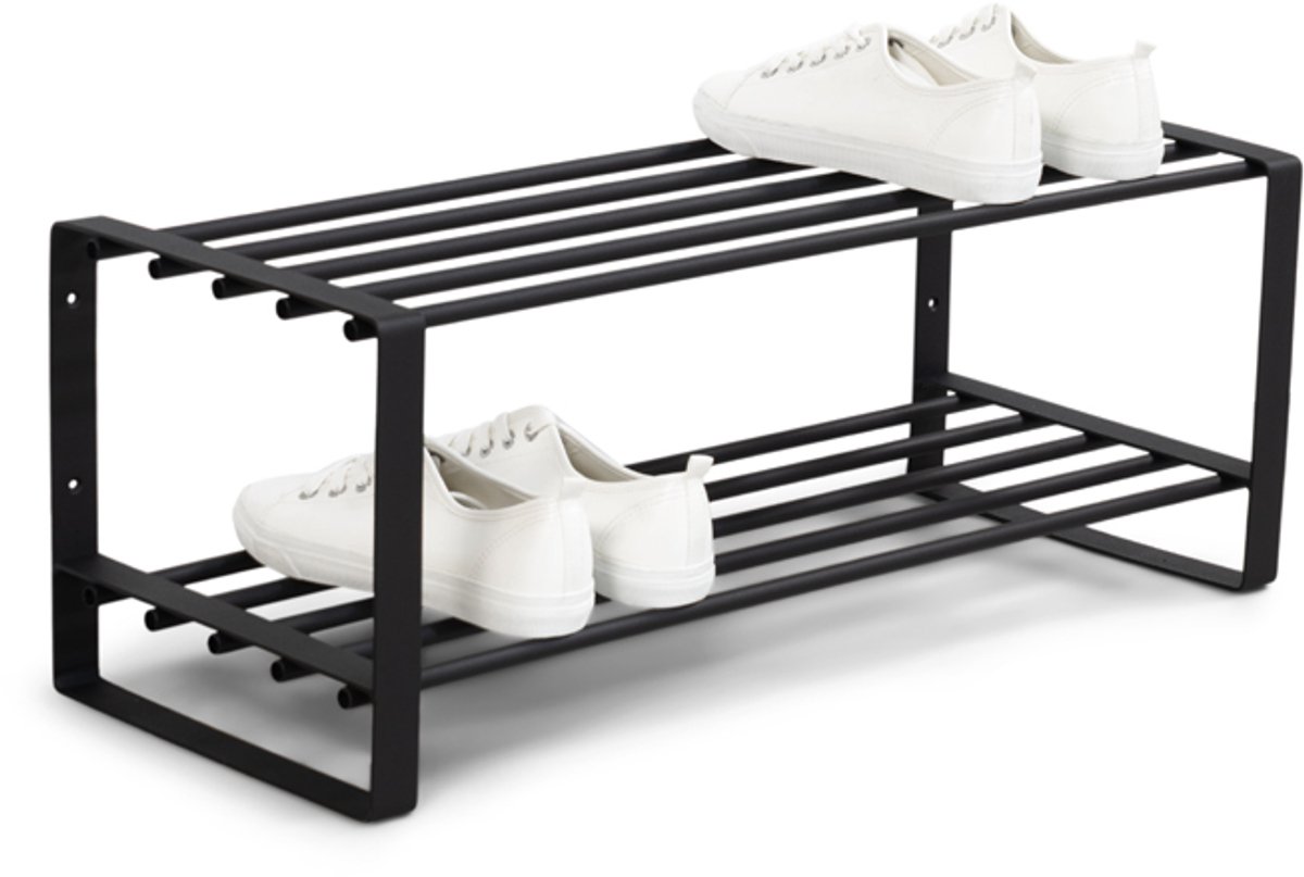 Spinder Design schoenenrek Rex SR - Zwart - 6 paar schoenen - Staal