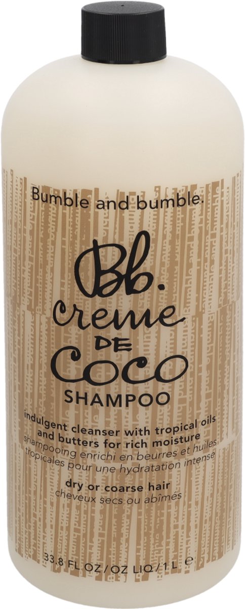 Bumble and bumble Creme de Coco Shampoo - 1000 ml- Normale shampoo - Voor Alle haartypes -