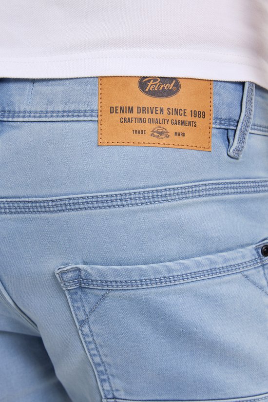 Petrol Industries - Short en Denim extensible Jackson pour homme Sailfish - Blauw - Taille M