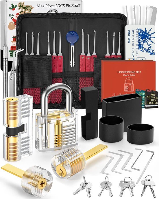 Lockpick set - Lock picking set - Slotenmaker - Gereedschap ...