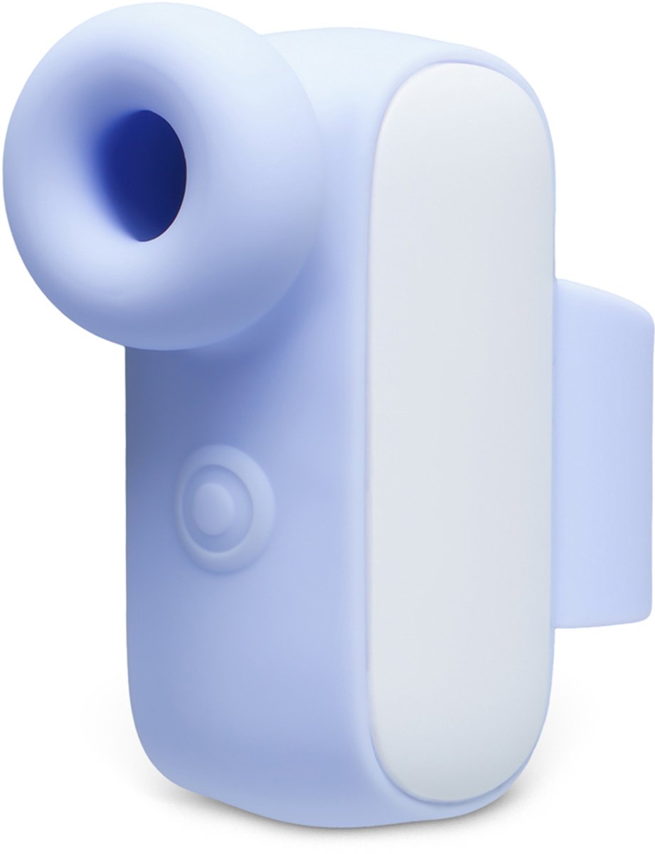 Oplaadbare Clitorisstimulator met Luchtdruk – Discreet & Krachtig – Waterproof & Compact Design – Lichtblauw