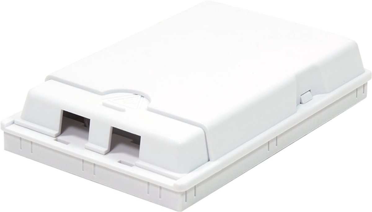 LOGILINK LWL-aansluitdoos FB1001, 2-poorts, opbouw, wit