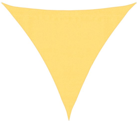 vidaXL Pare-soleil HDPE triangulaire 3,6x3,6x3,6 m beige