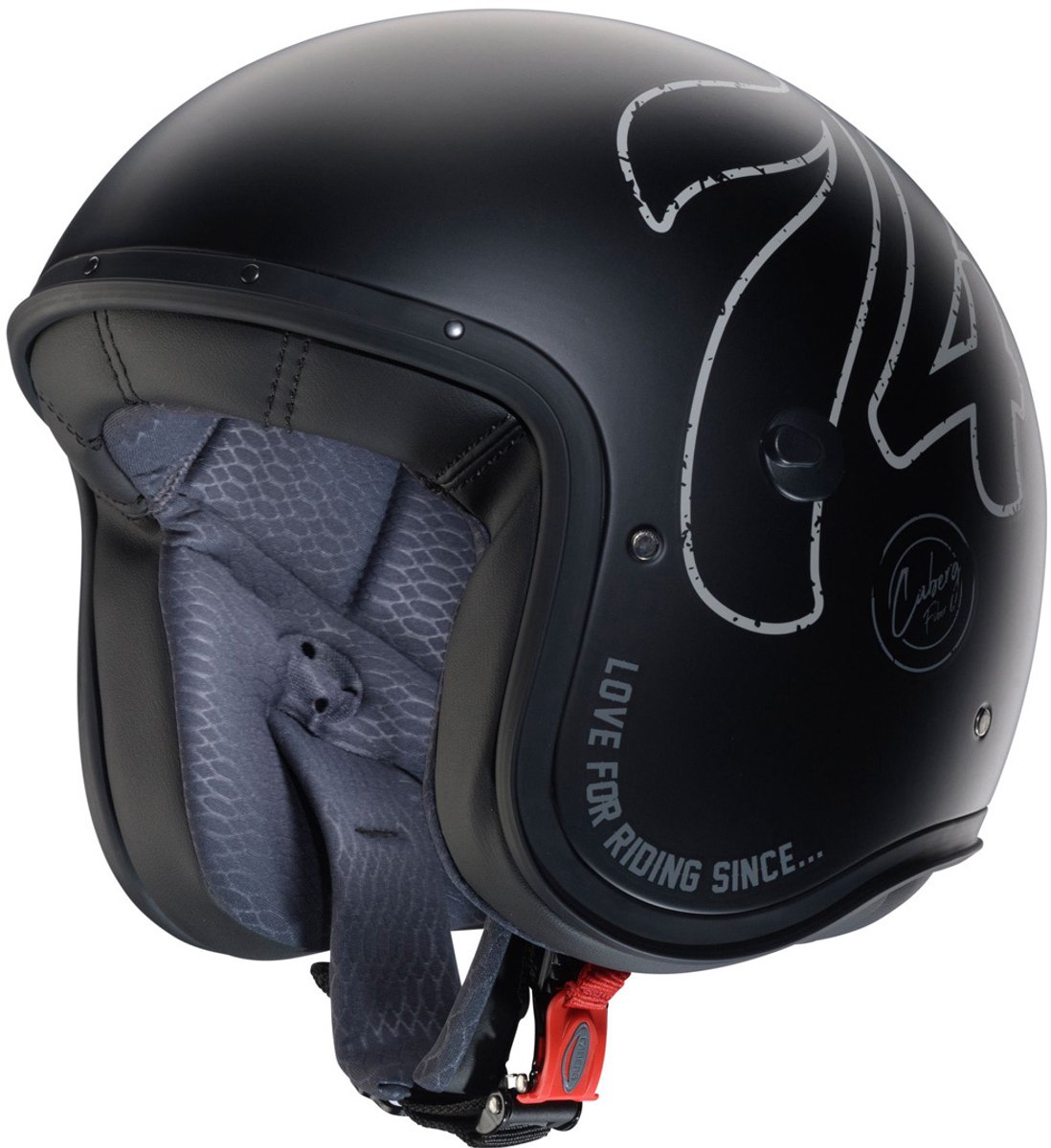 Caberg Freeride X 74 Mat Zwart Grijs Jethelm - Maat M - Helm