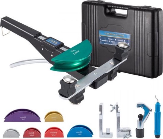 DOJA Barcelona | Buigset voor buisbochten | Buigset voor Airconditioning | 4 meter | Diameter sonde: 1/4 3/8 1/2 5/8 | Kit Buig Buig Sondes voor Airconditioning | Buisbuigset Airconditioning