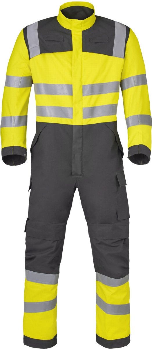 HAVEP Overall Multiprotector 20433 - Charcoal/Fluo Geel - 56