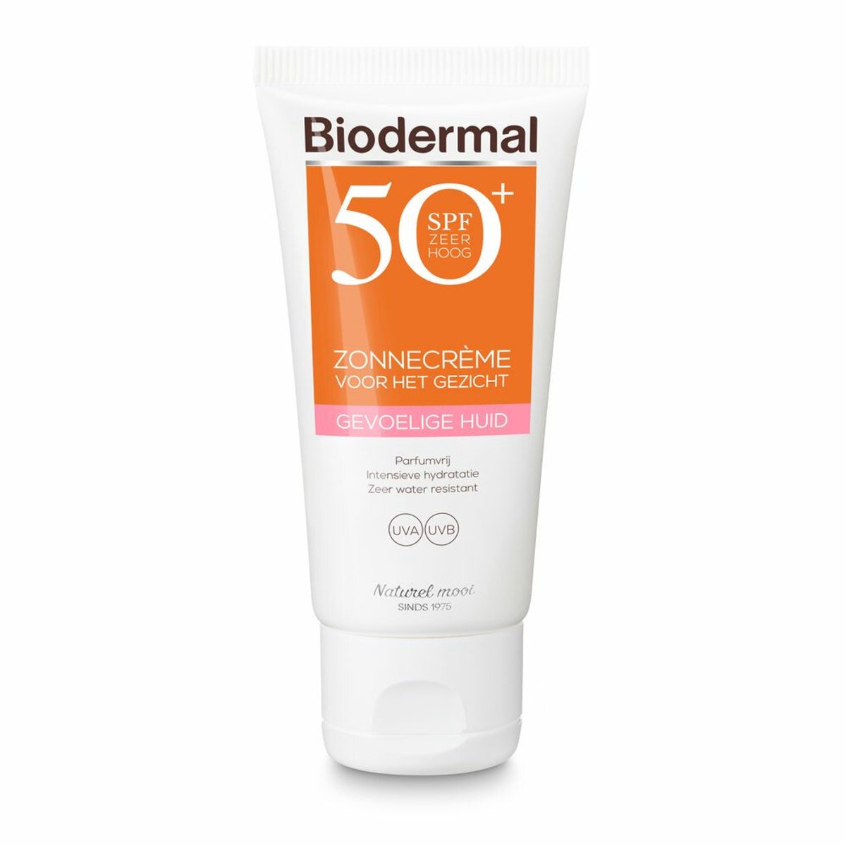 Biodermal Gevoelige Huid Zonnecrème Gezicht SPF 50+ - 2 x 50 ml - Voordeelverpakking