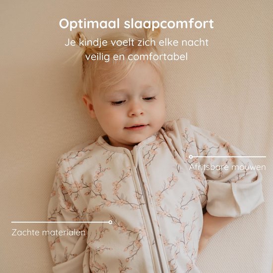 Puckababy Slaapzak 4 Seizoenen Baby - Zomerslaapzak en Winterslaapzak (6m-2,5j) - TOG 0.25 tot TOG 2.5 - Blossom van Puckababy — afbeelding 4