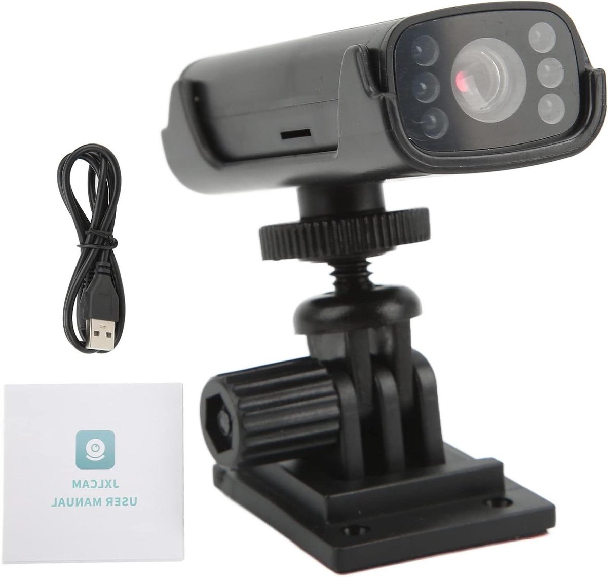 Wifi Beveiligingscamera 1080P IR Nachtzicht Mini Camera Videorecorder met Mobiele Detectie, Cyclische Video-opname en Externe Monitor - 500mAh Batterij