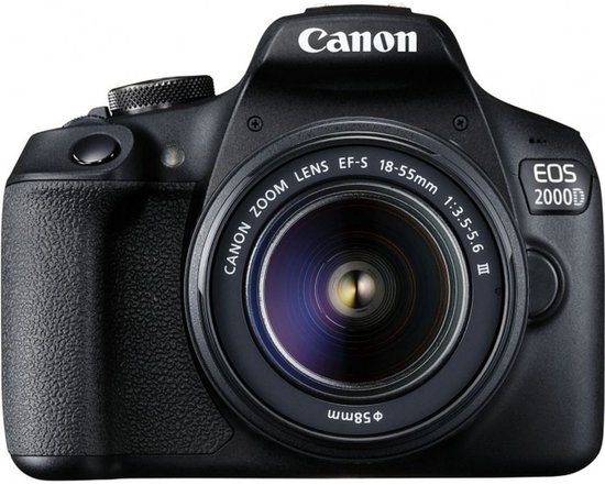 Canon EOS 2000D - Spiegelreflexcamera - + 18-55mm f/3.5-5.6 IS II-lens