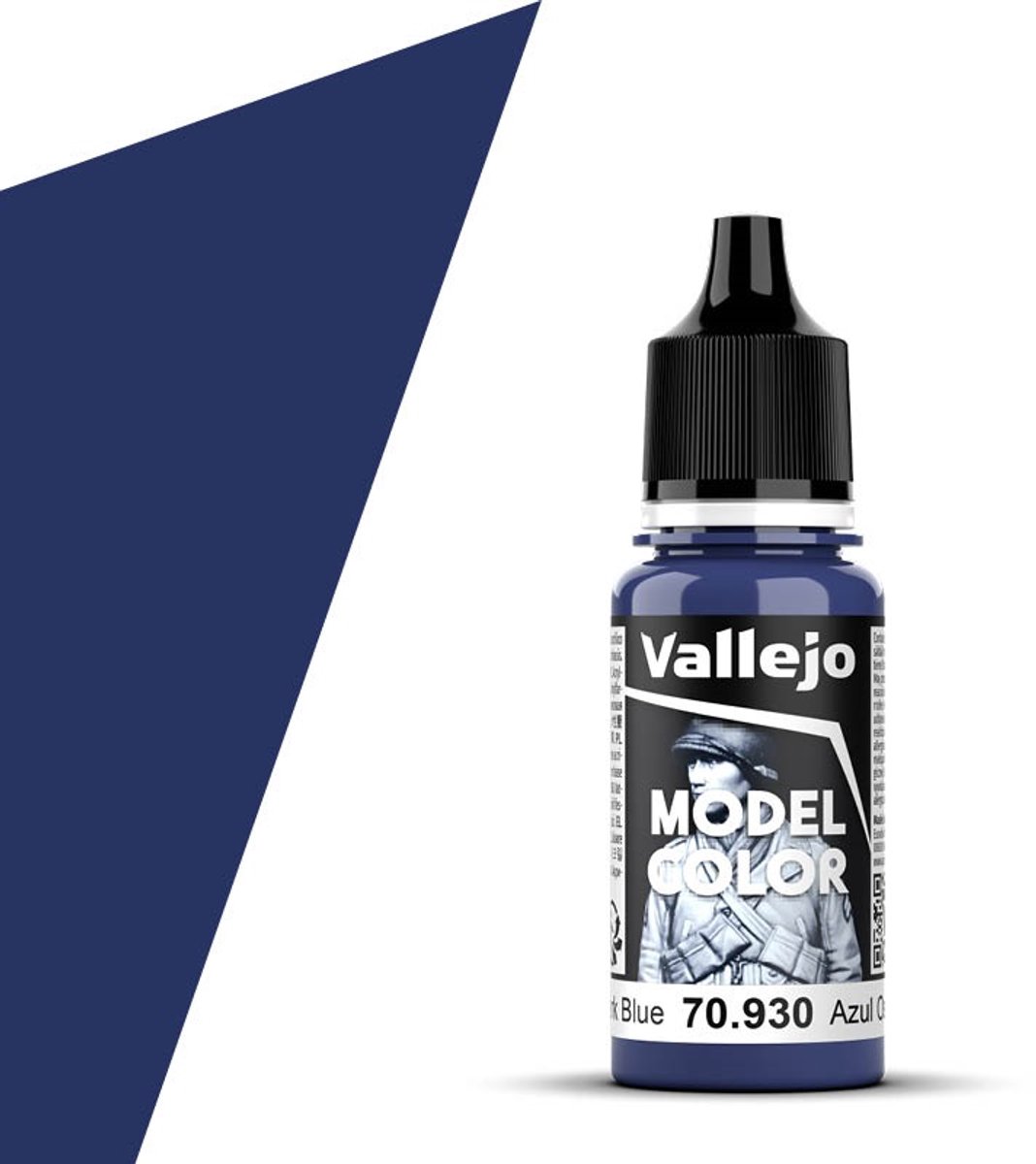 Vallejo Hobbyverf Acrylverf - 70930 Model Color Dark Blue - Acryl Verf flesje - 17 ml