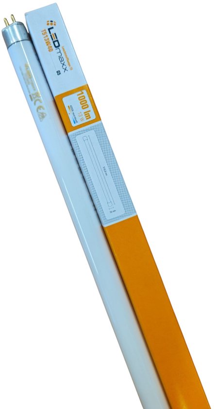LEDMAXX TL-buis T5 G5 HE 13W/840, koel wit, 1000 lm, 10.000 branduren.