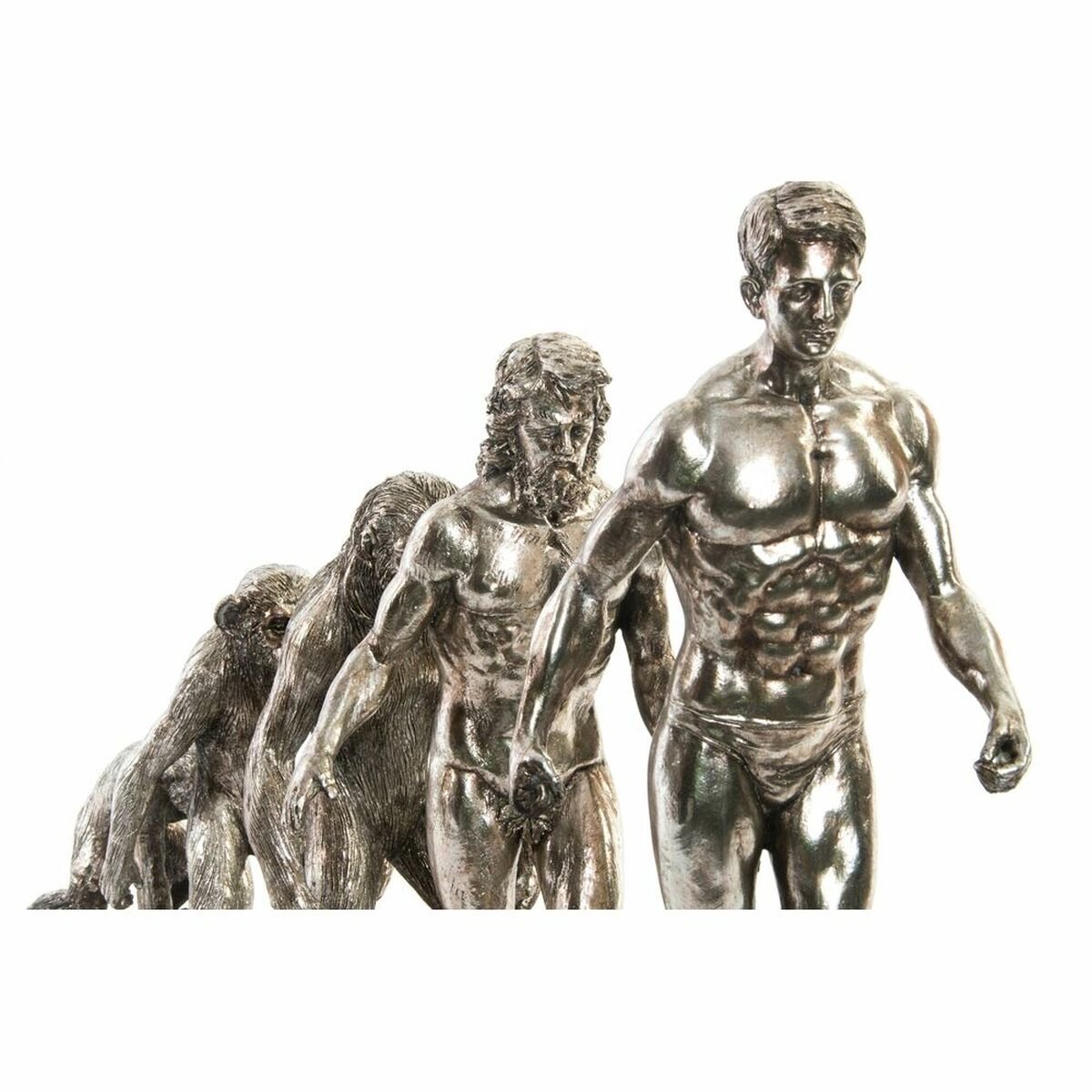 Dkd home Decoratieve figuren DKD Home Decor Origin of Species Ziverachtig Hars Modern (55 x 18 x 42 cm) zilver