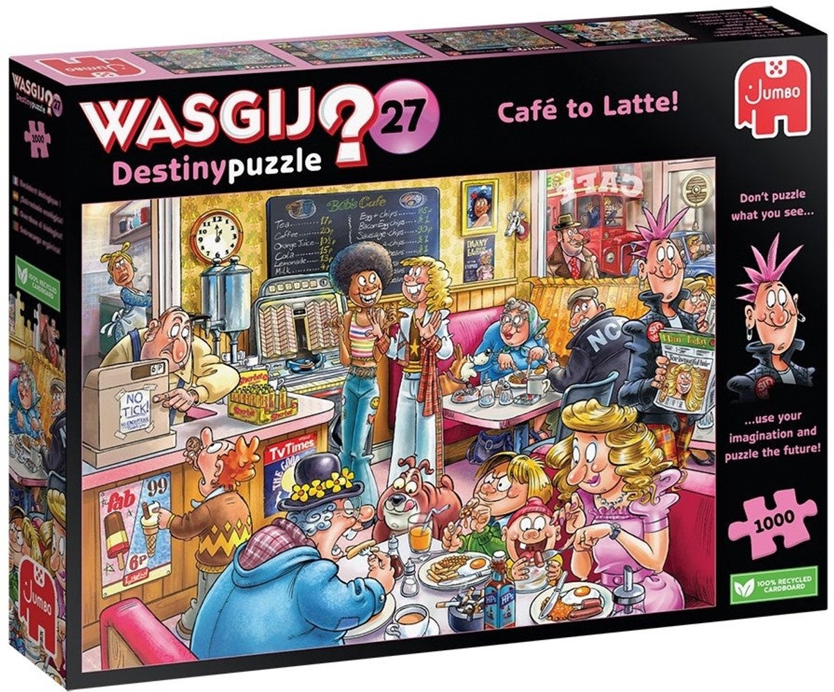 Wasgij Destiny 27 - Van Cafetaria Naar Koffiebar! - 1000 stukjes puzzel - Legpuzzel