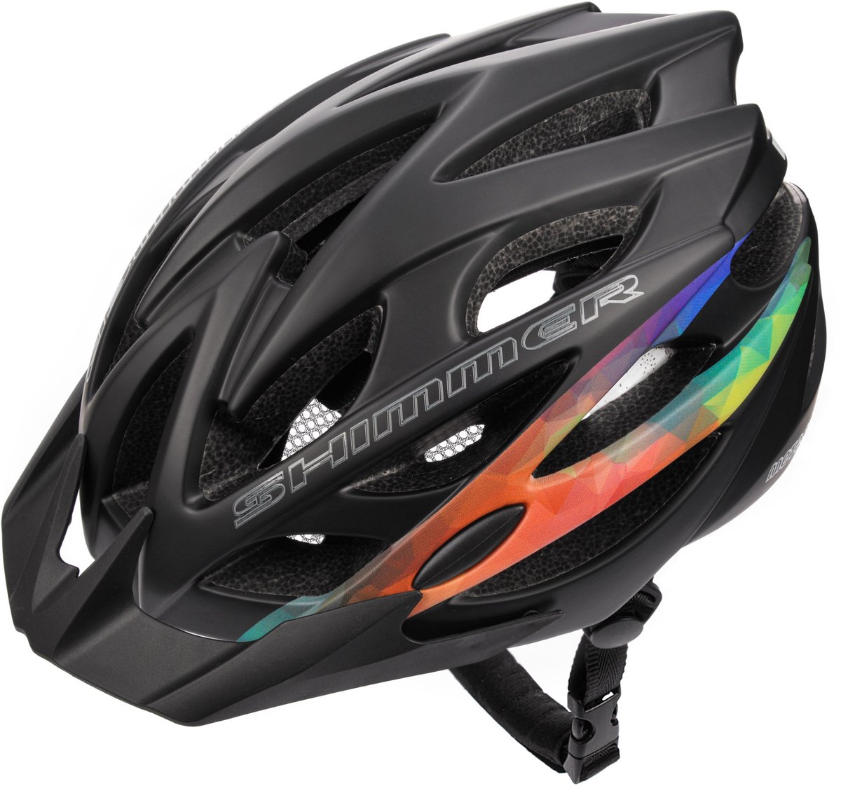 Meteor - Fietshelm - Shimmer S - 52-56 cm, zwart